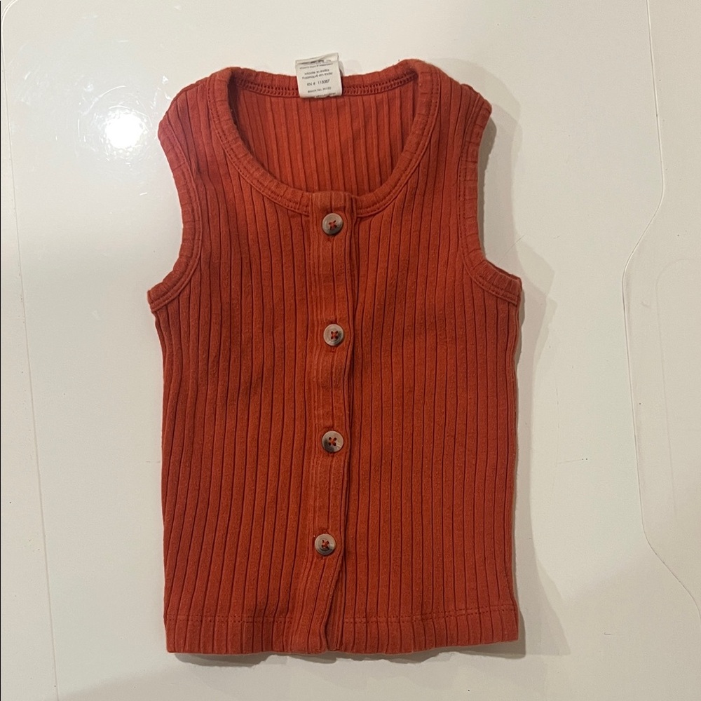 Kate Quinn Sleeveless Button-Up Top - Mango